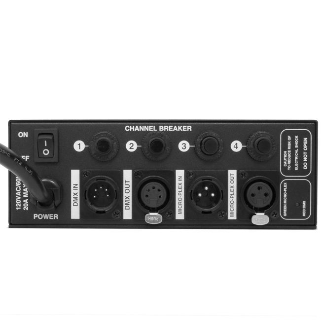 4 ch. (2.4k max) Leviton D4DMX dimmer - Image 5