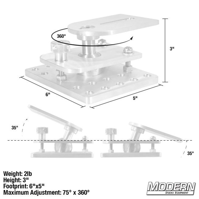 modern ball mount head (small) - Image 2