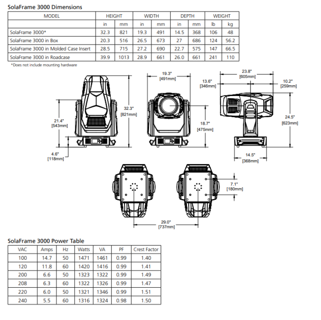 SolaHyBeam 3000 moving light - Image 5