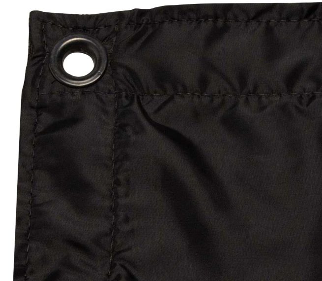 8x8 black silk