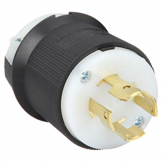 30a 125/250v twist-lock (male) to 100a/220v bates (female) adapter - Image 2
