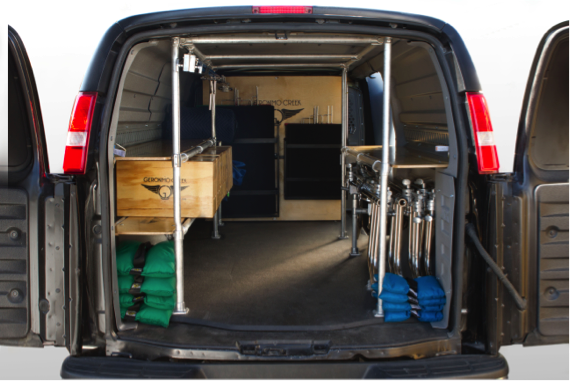 1 ton Chevy 3500 extended cargo van - Image 5