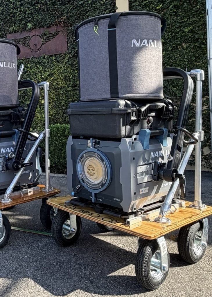 Custom Nanlux 5000b Cart Created by Geronimo Creek, Inc.