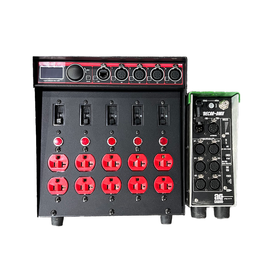 100a ECAT lunch box with 4-port node